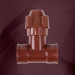Llave de paso 1/2” Marrón