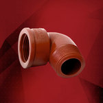Codo Rosca Macho - Hembra 3/4”
